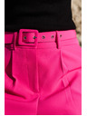 Moodo Fuchsiové šortky s páskom Moodo