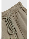 Moodo Voľné olivové šortky Moodo