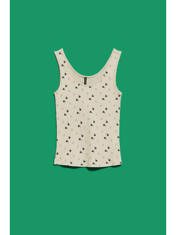 Moodo Pieskovcový top s potlačou Moodo