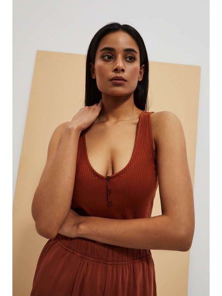 Moodo Žebrovaný top Moodo