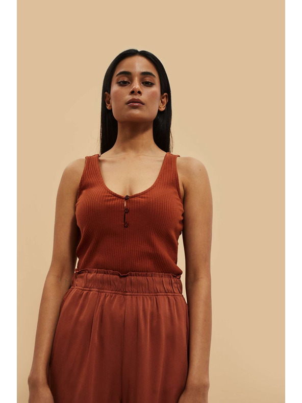 Moodo Žebrovaný top Moodo