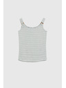 Moodo Biely pruhovaný top Moodo
