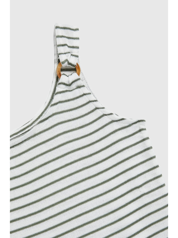 Moodo Biely pruhovaný top Moodo