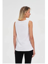 Moodo Biely bavlnený top Moodo