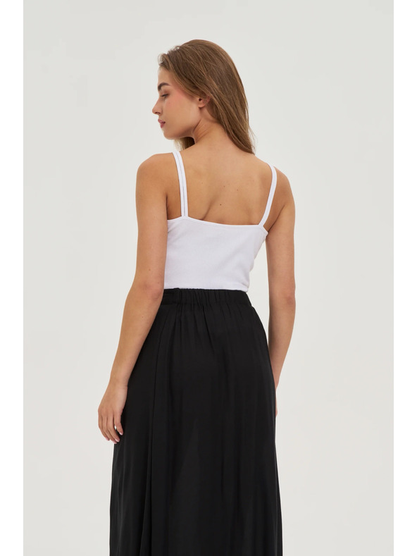 Moodo Bavlnený top biely Moodo