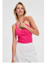 Moodo Bavlnený top fuchsiový Moodo