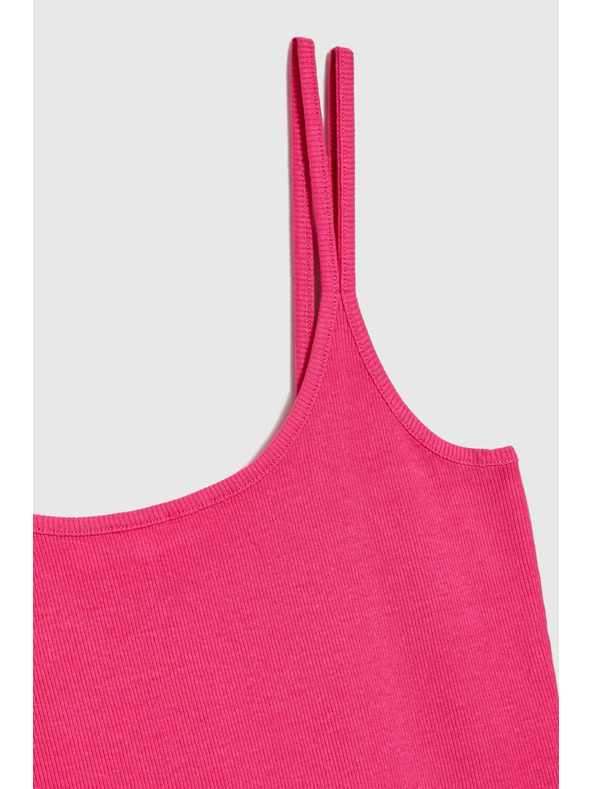 Moodo Bavlnený top fuchsiový Moodo