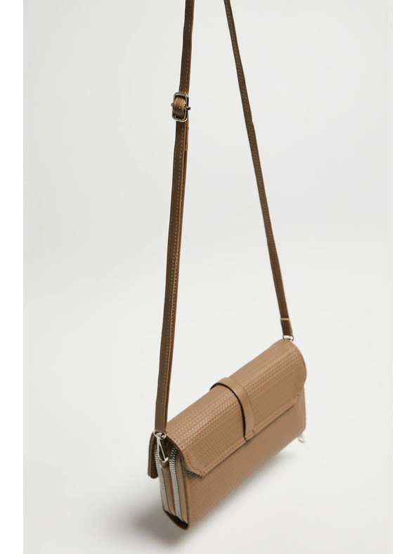 Moodo Béžová taška so zipsom Moodo