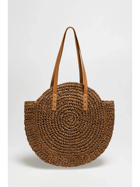 Moodo Okrúhla hnedá taška Moodo