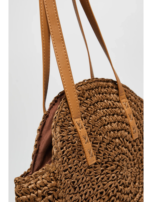 Moodo Okrúhla hnedá taška Moodo