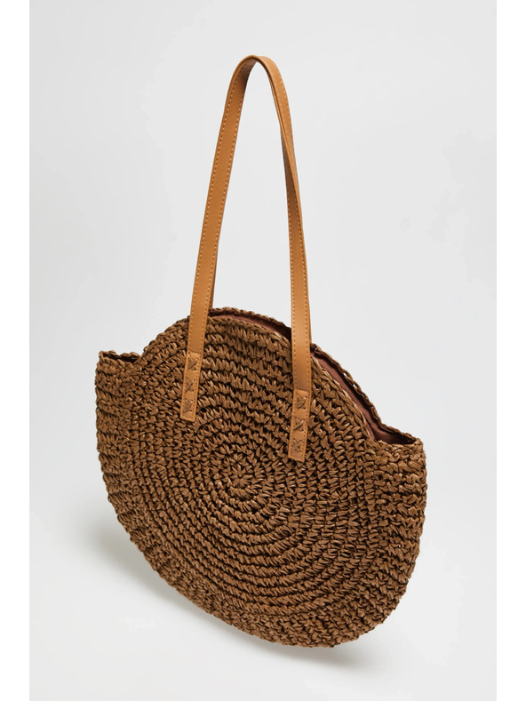 Moodo Okrúhla hnedá taška Moodo