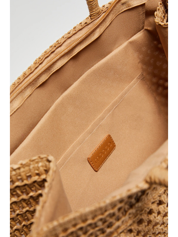 Moodo Béžová plážová taška Moodo
