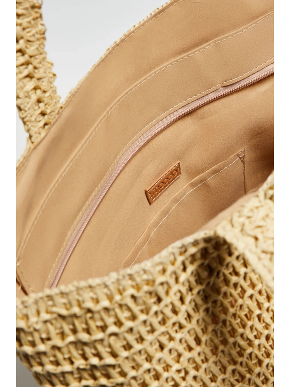 Moodo Pletená taška béžová Moodo