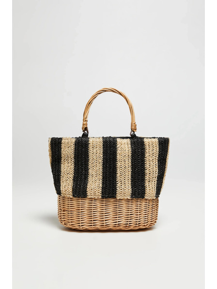 Moodo Béžová košíková taška Moodo