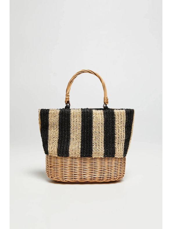 Moodo Béžová košíková taška Moodo