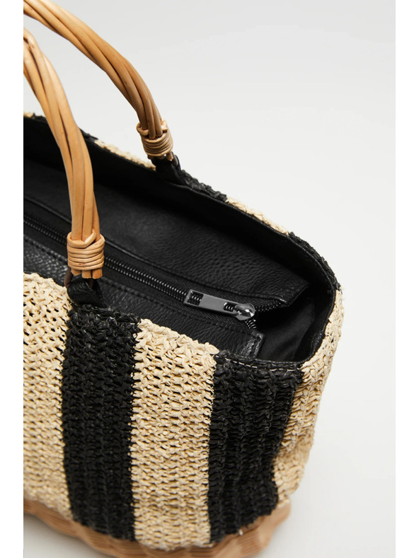 Moodo Béžová košíková taška Moodo