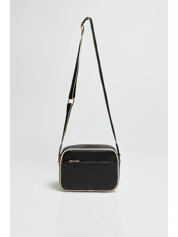 Moodo Čierna taška s nastaviteľným popruhom Moodo