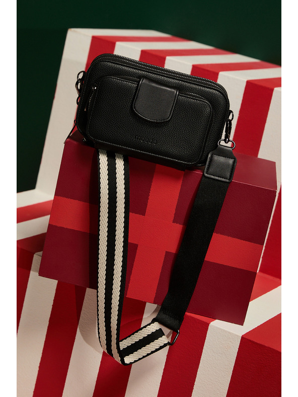 Moodo Čierna taška na širokom páse Moodo