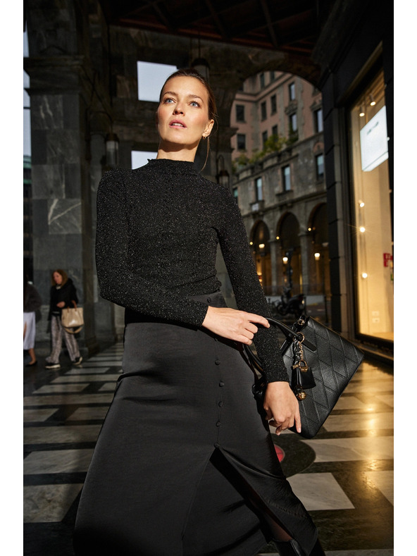 Moodo Čierna taška s príveskom Moodo