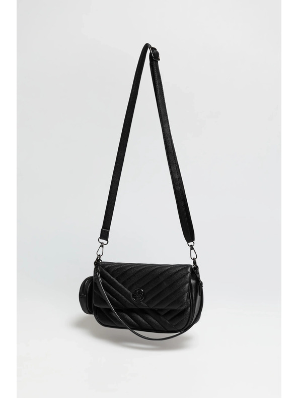 Moodo Čierna taška s dvojitou rukoväťou Moodo