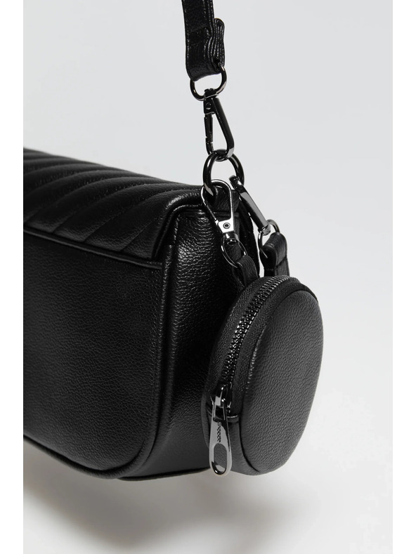 Moodo Čierna taška s dvojitou rukoväťou Moodo