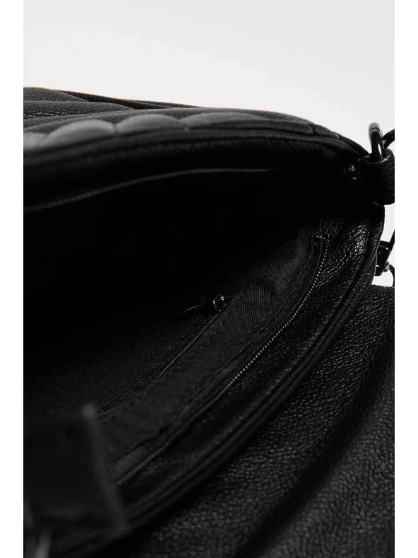 Moodo Čierna taška s dvojitou rukoväťou Moodo