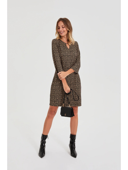 Moodo Malá čierna kabelka s dlhými uchami Moodo