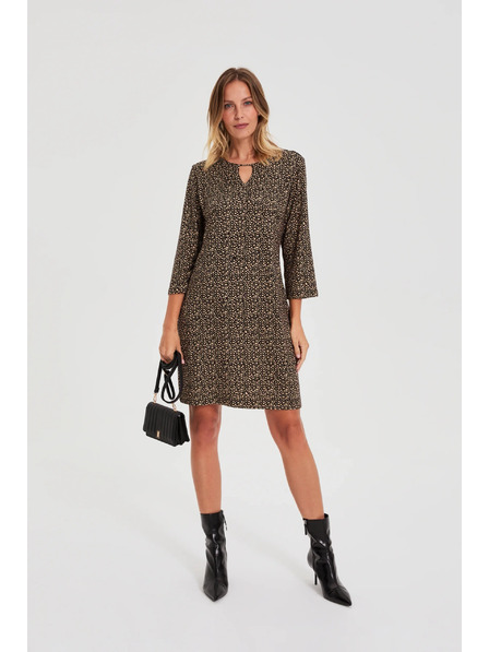 Moodo Malá čierna kabelka s dlhými uchami Moodo