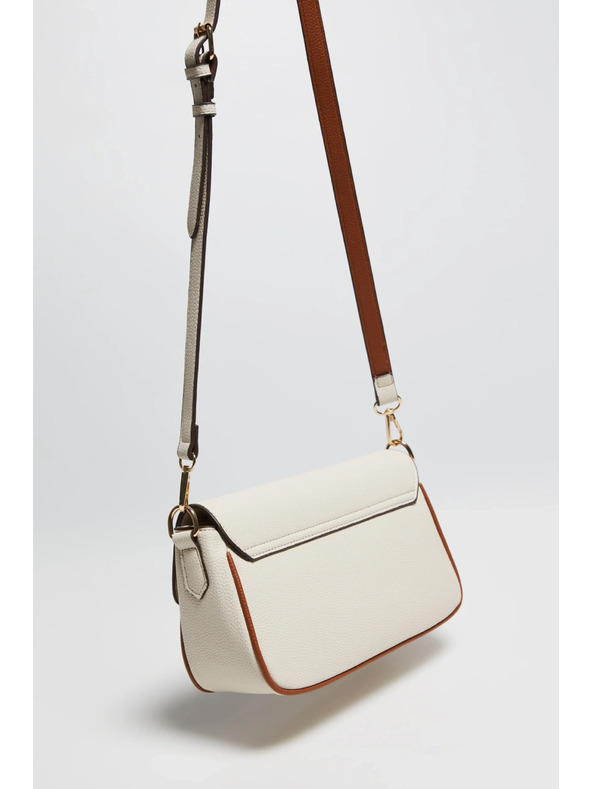 Moodo Béžová taška s dlhým popruhom Moodo