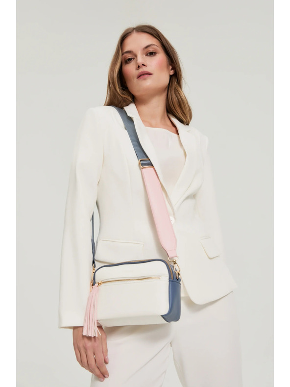 Moodo Biela taška s dlhou rukoväťou Moodo