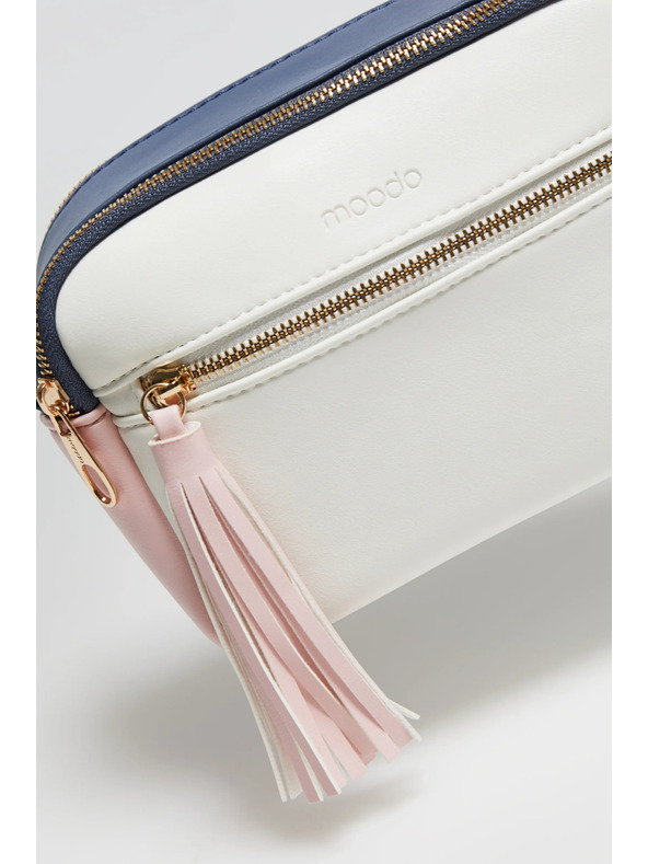 Moodo Biela taška s dlhou rukoväťou Moodo