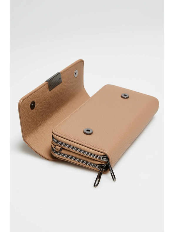 Moodo Malá béžová kabelka Moodo