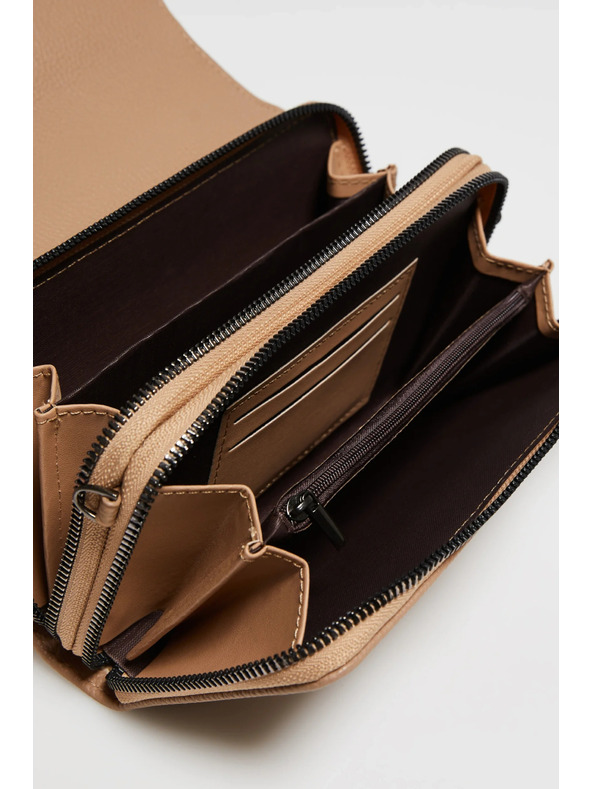 Moodo Malá béžová kabelka Moodo