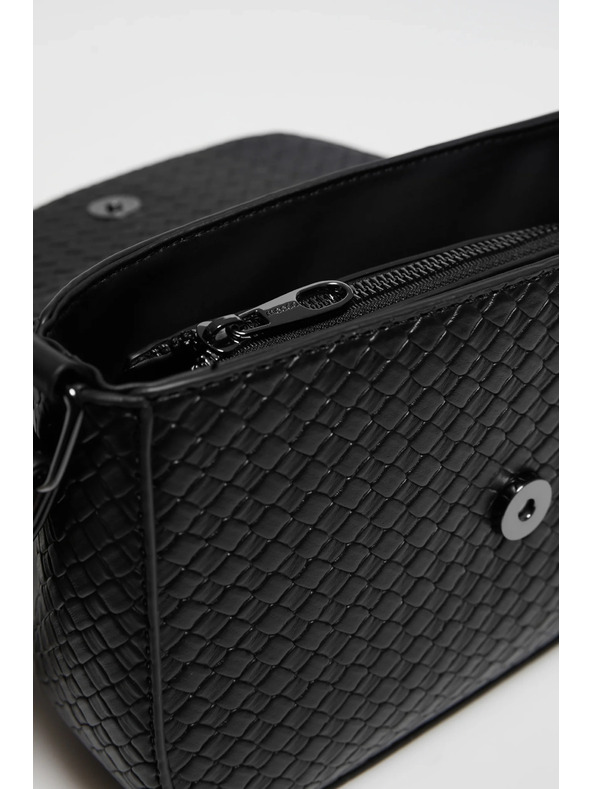 Moodo Malá čierna kabelka cez rameno Moodo