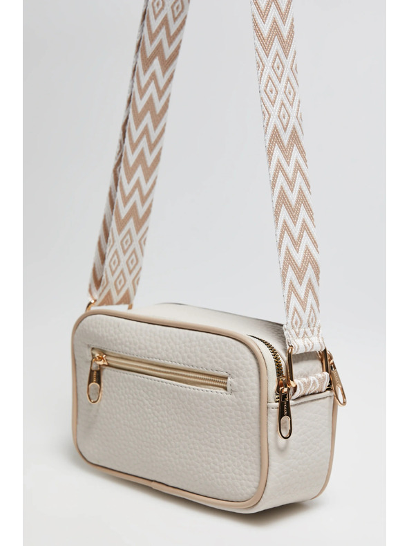 Moodo Béžová crossbody kabelka Moodo