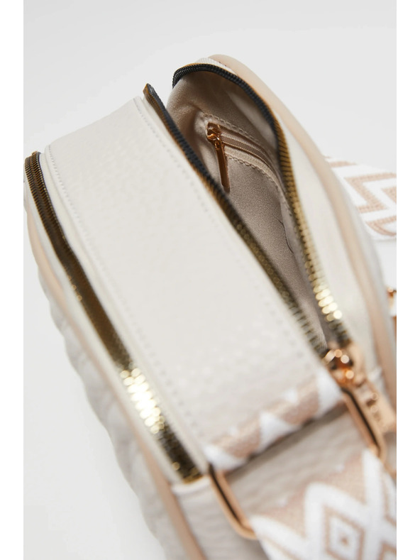 Moodo Béžová crossbody kabelka Moodo