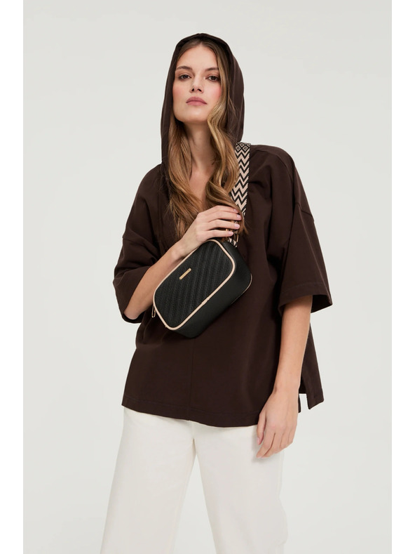 Moodo Čierna crossbody kabelka Moodo