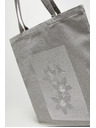 Moodo Sivá nákupná taška s potlačou Moodo