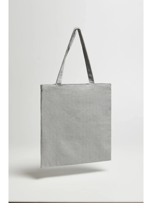 Moodo Sivá nákupná taška s potlačou Moodo