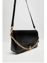 Moodo Elegantná čierna kabelka s reťazou Moodo