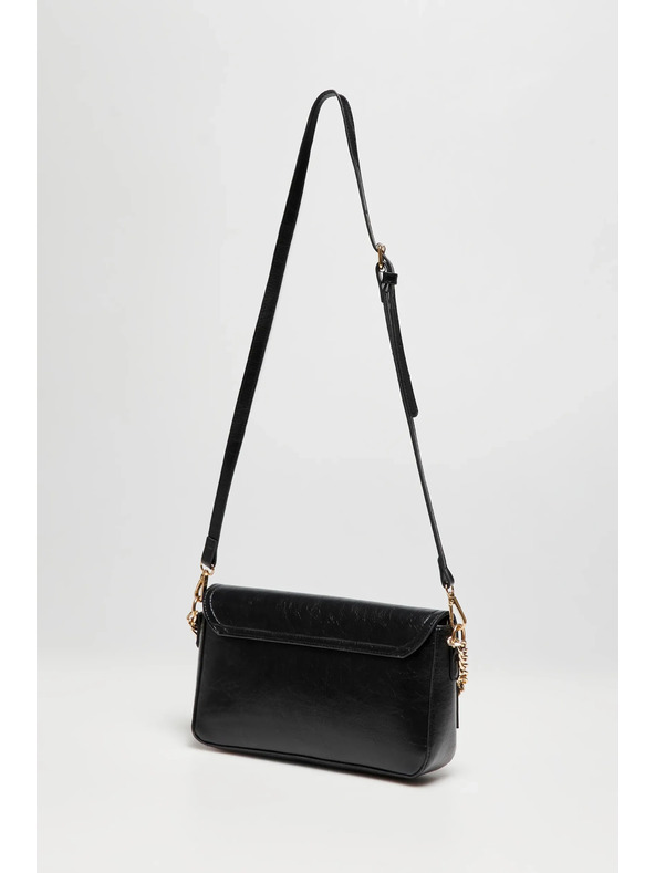 Moodo Elegantná čierna kabelka s reťazou Moodo