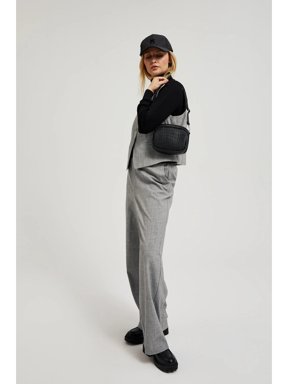 Moodo Malá čierna kabelka z ekokože Moodo