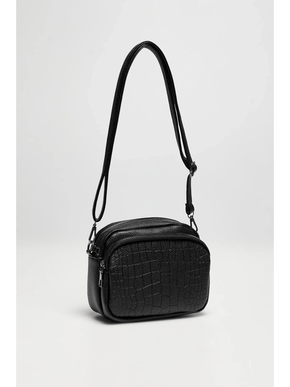 Moodo Malá čierna kabelka z ekokože Moodo