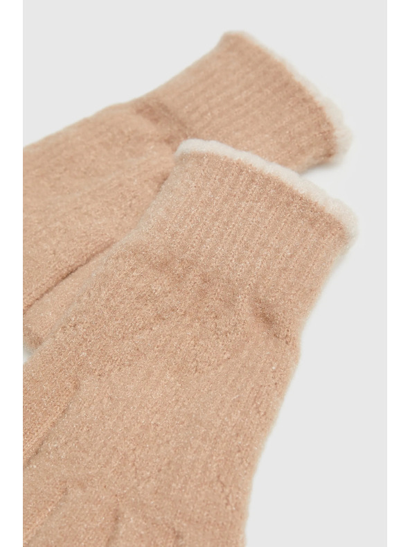 Moodo Teplé rukavice béžové Moodo