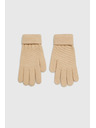 Moodo Pletené béžové rukavice Moodo