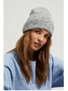 Moodo Rebrovaná čiapka sivá Moodo