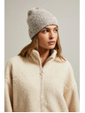 Moodo Rebrovaná čiapka béžová Moodo