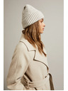 Moodo Teplá čiapka s prímesou vlny béžová Moodo