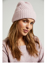 Moodo Teplá čiapka ružová Moodo