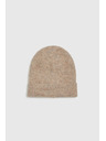 Moodo Čiapka s metalickou niťou béžová Moodo